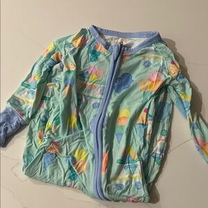 Little Sleepies Mint and Blue Ice Cream Rashguard